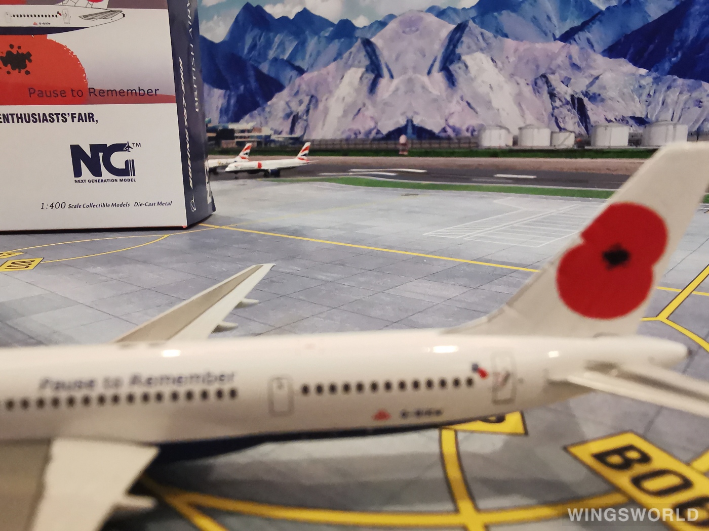 NGmodels 1:400 NG53128 British Airways 英国航空 Boeing 757-200 G-BIKW