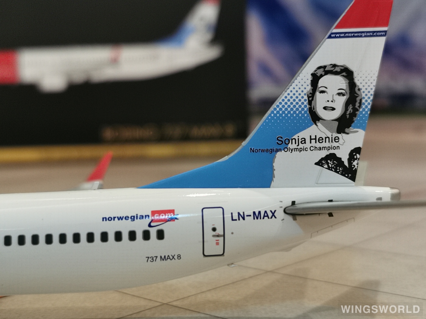 Geminijets 1:200 G2NAX660 Norwegian Air Shuttle 挪威航空 Boeing 737 MAX 8 LN-MAX