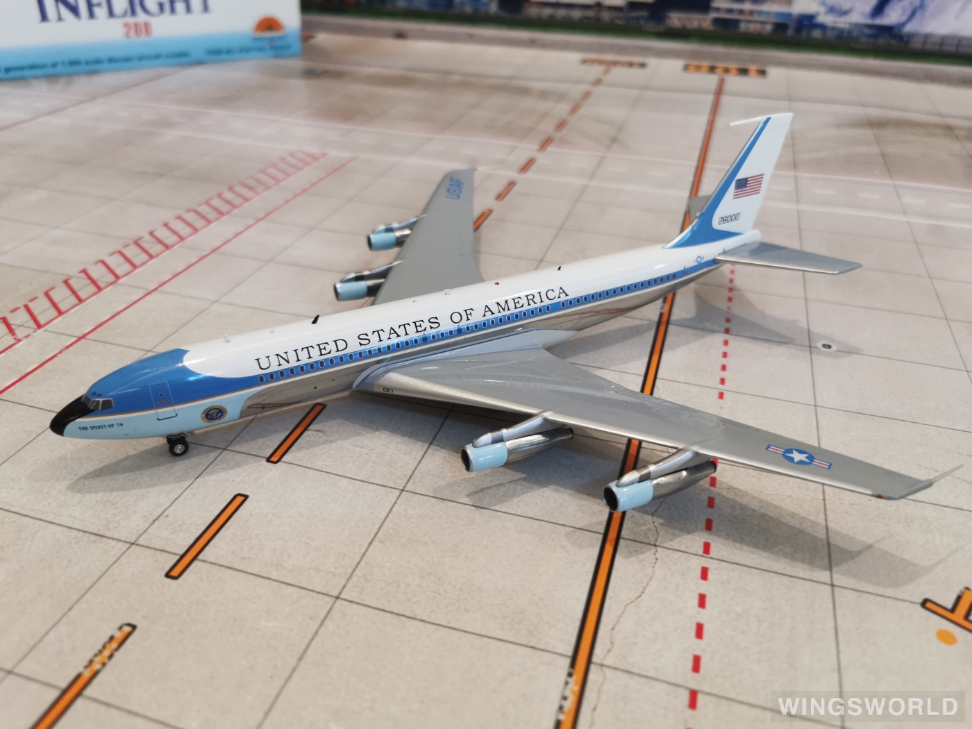 Inflight200 1:200 IFAF1VC-137C-P USAF 美国空军 Boeing 707-300 26000