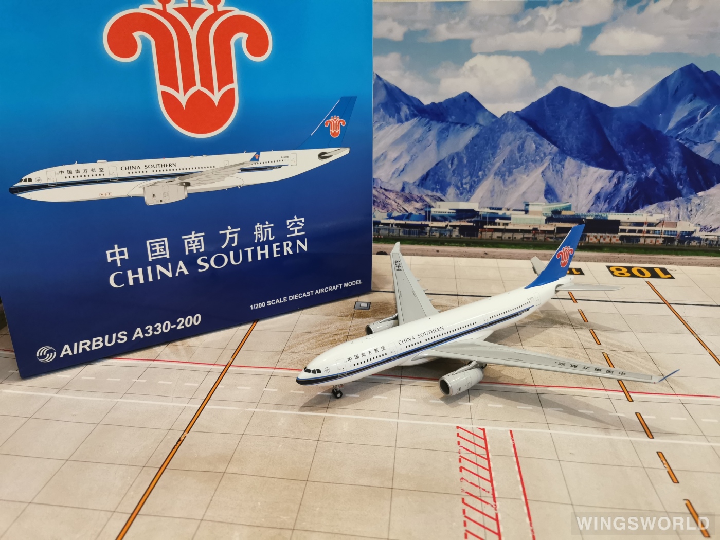 JC Wings 1:200 XX2341 China Southern 中国南方航空 Airbus A330-200 B-6078