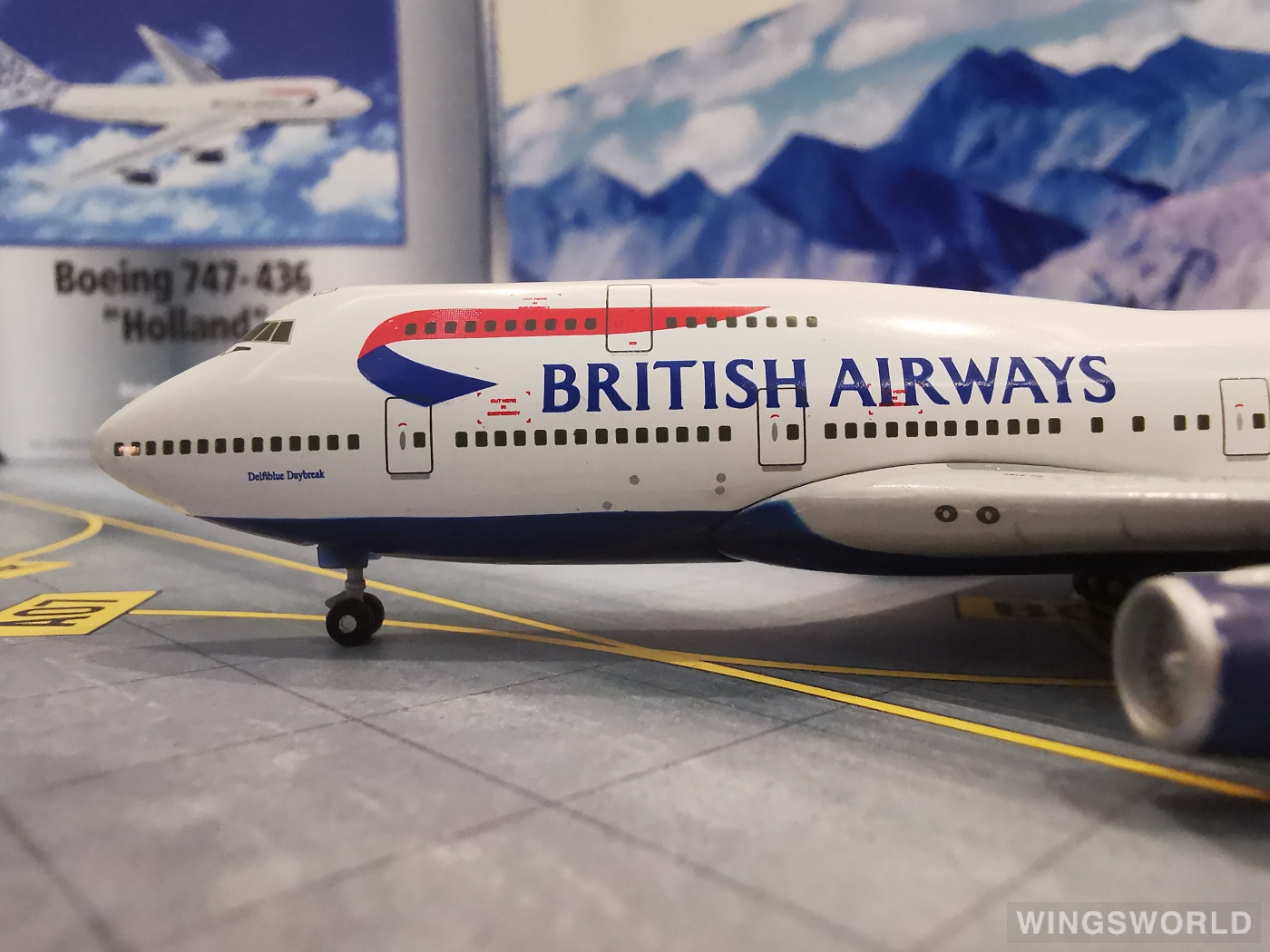 Geminijets 1:400 GJBAW018 British Airways 英国航空 Boeing 747-400 G-CIVN