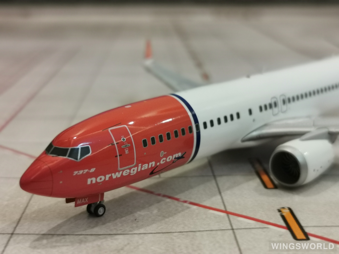 Geminijets 1:200 G2NAX660 Norwegian Air Shuttle 挪威航空 Boeing 737 MAX 8 LN-MAX