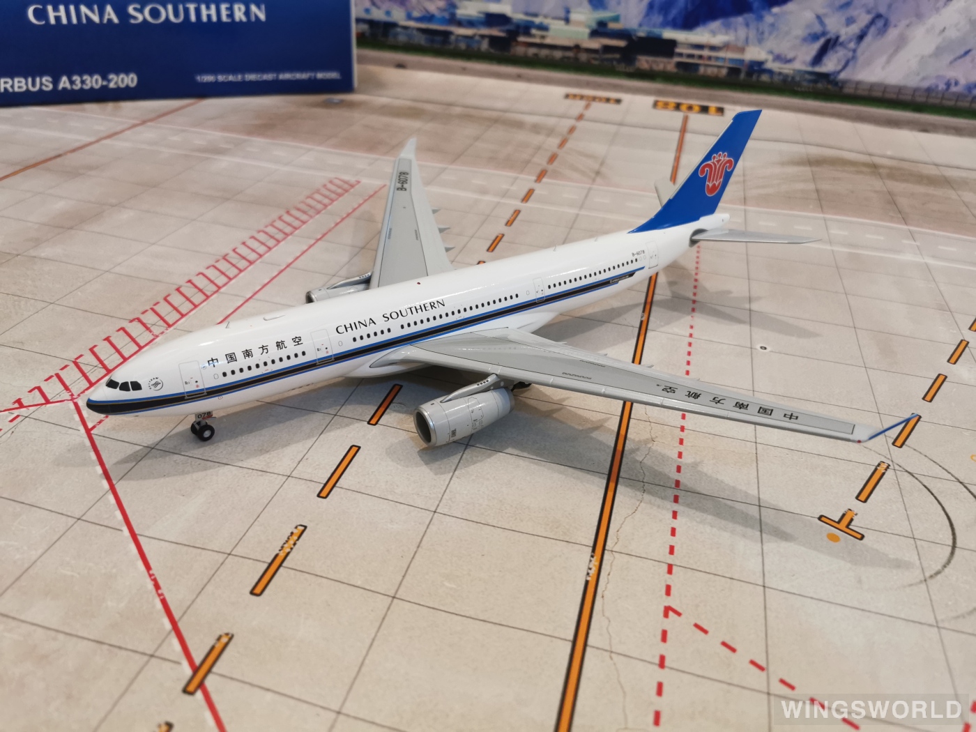 JC Wings 1:200 XX2341 China Southern 中国南方航空 Airbus A330-200 B-6078