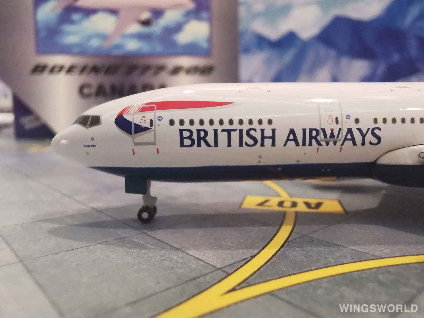 Geminijets 1:400 GJBAW269 British Airways 英国航空 Boeing 777-200 G-VIIN