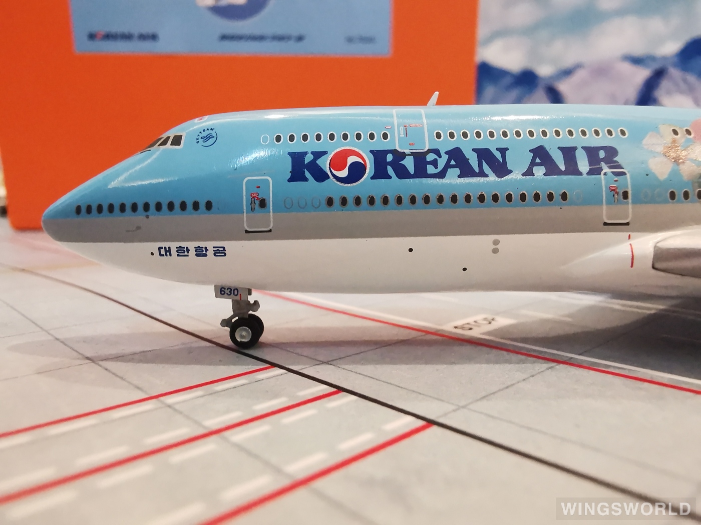 JC Wings 1:400 EW4748001 Korean Air 大韩航空 Boeing 747-8i HL7630