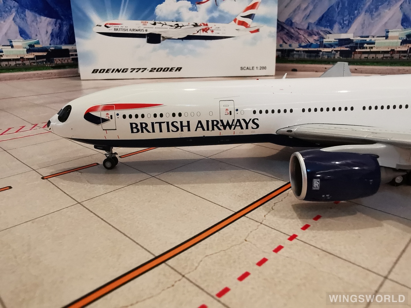 JC Wings 1:200 BBOX2538 British Airways 英国航空 Boeing 777-200 G-YMMH