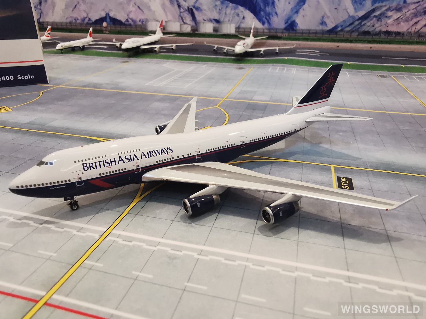Phoenix 1:400 PH04360 British Asia Airways 英亚航空 Boeing 747-400 G-CIVE