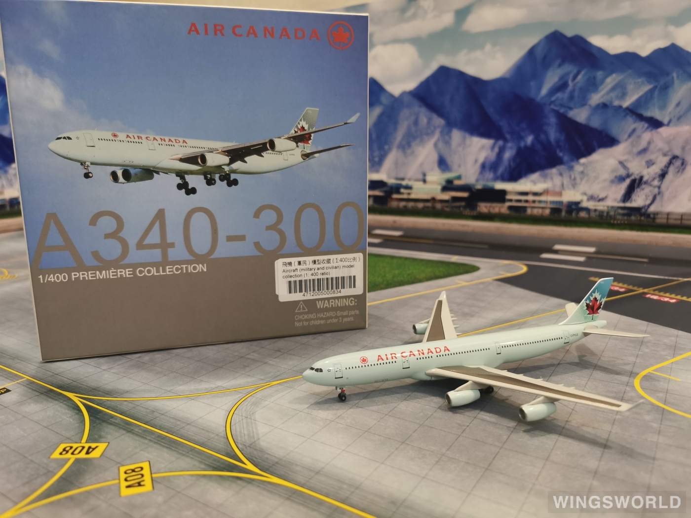 Dragon Models 1:400 55790 Air Canada 加拿大航空 Airbus A340-300 C-FYLU