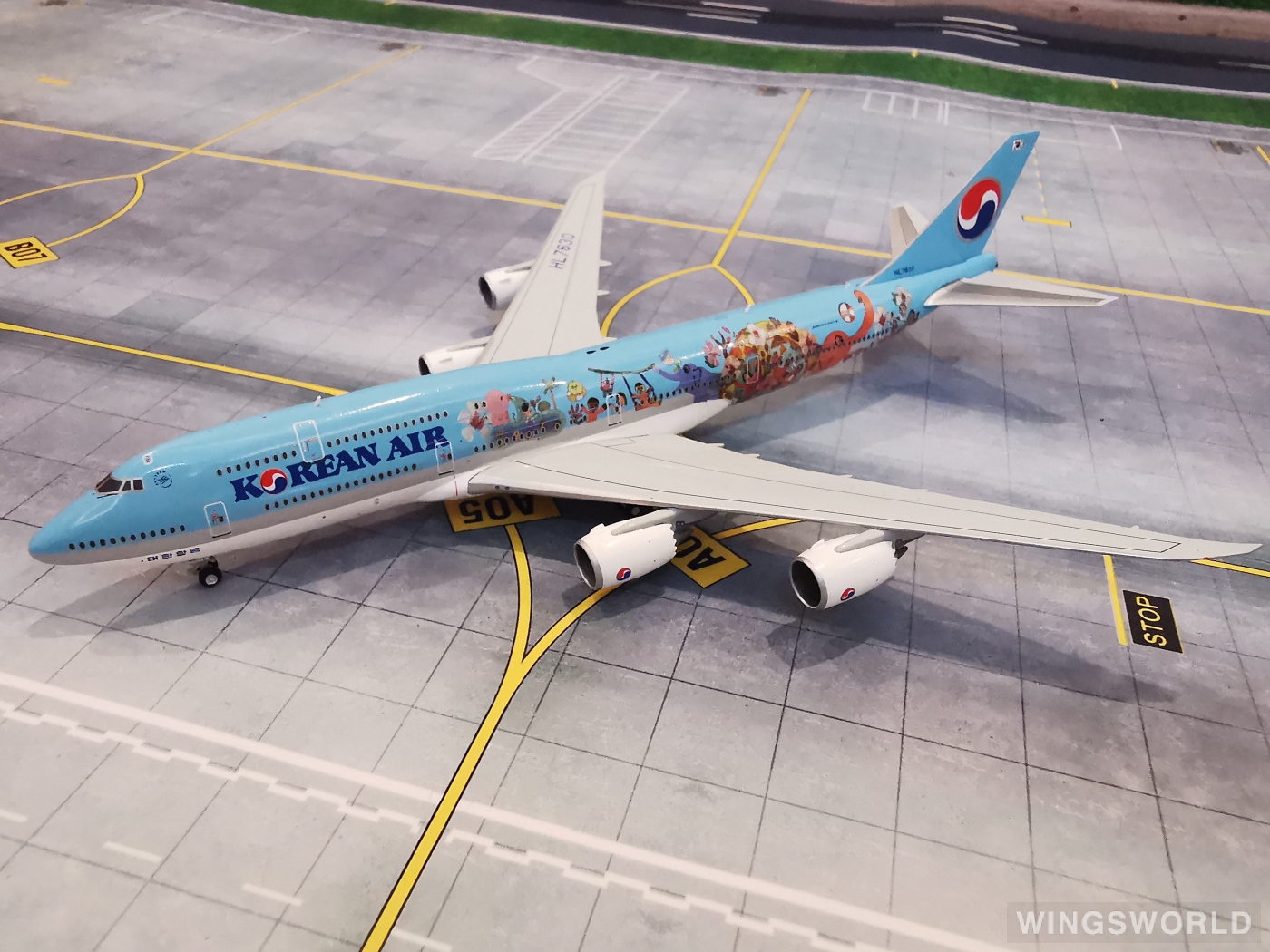 JC Wings 1:400 Boeing 747-8 Korean Air 大韩航空EW4748001