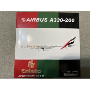 Emirates 阿联酋航空 Airbus A330-200 A6-EAL  PHA6EAL Phoenix 1:400