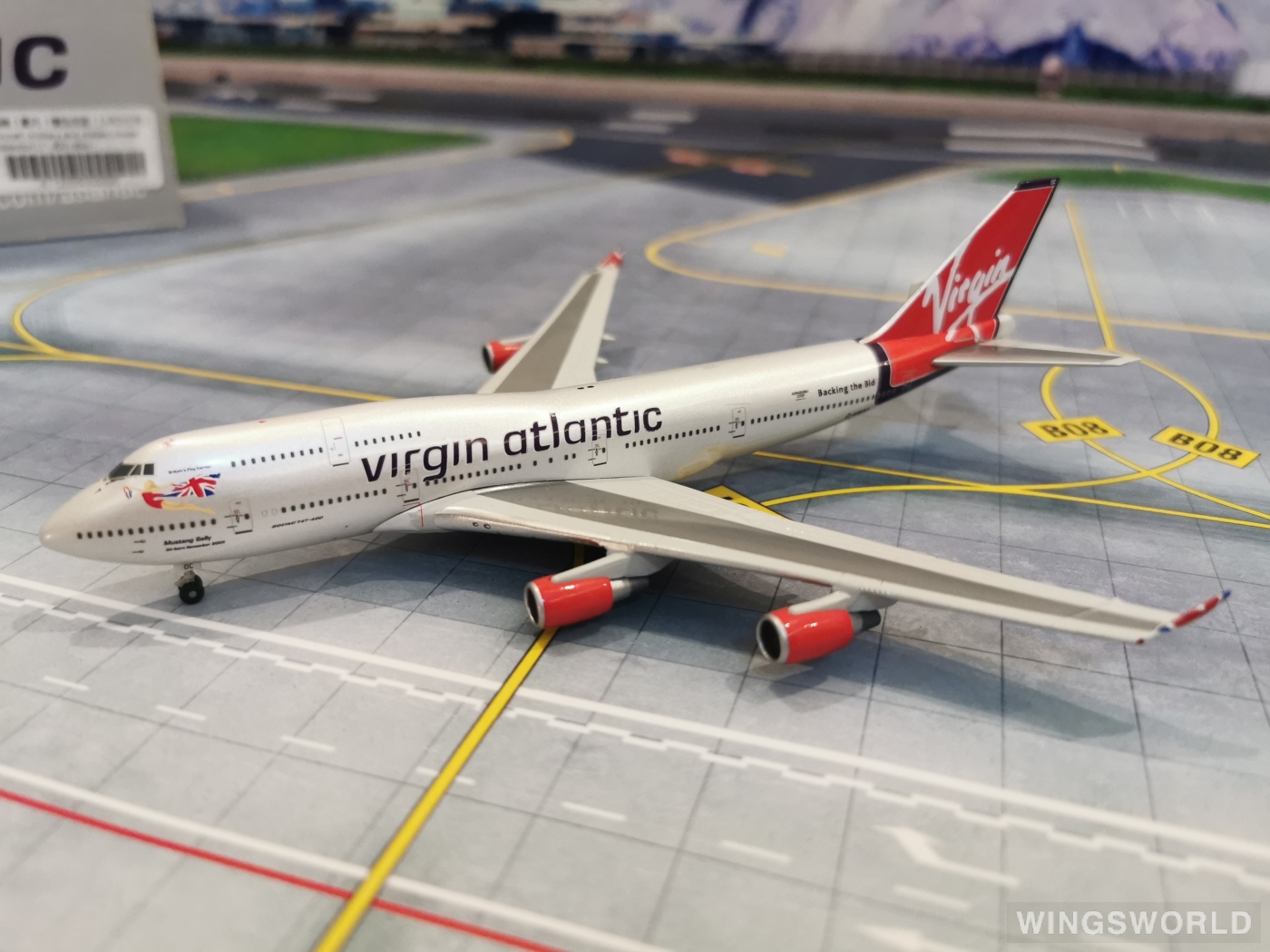 Geminijets 1:400 GJVIR811 Virgin Atlantic Airways 维珍航空 Boeing 747-400 G-VROC