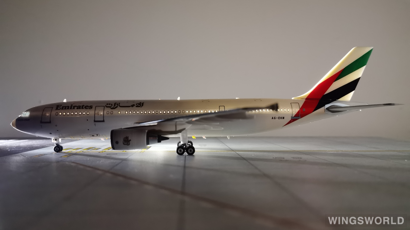 Herpa Premium 1:200 016100 Emirates 阿联酋航空 Airbus A300-600 A6-EKM