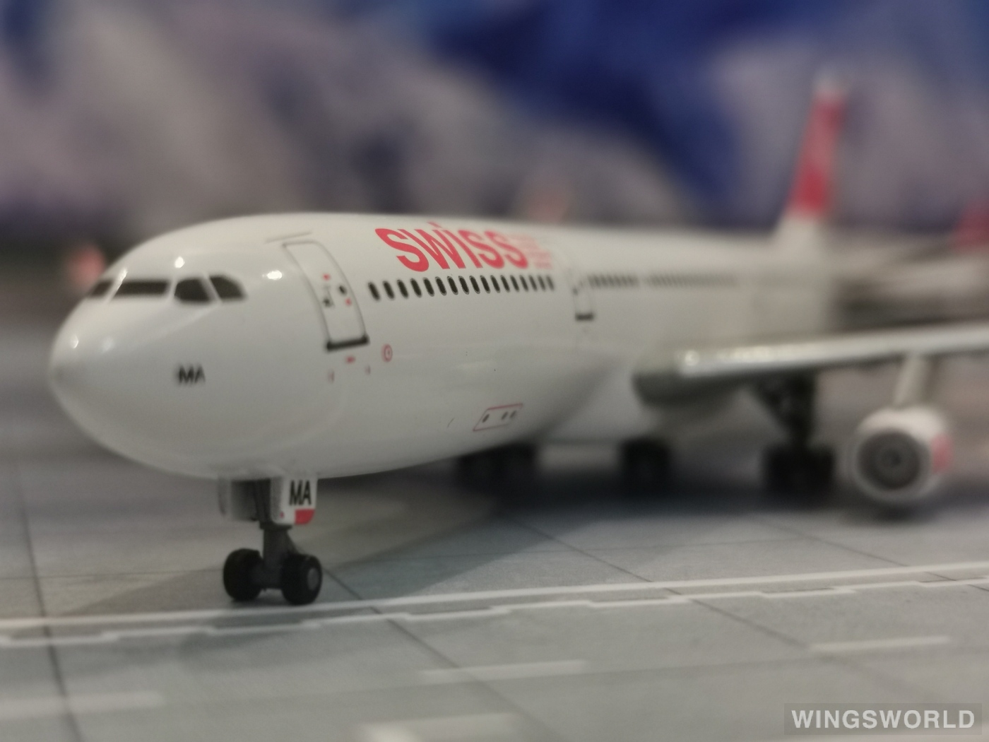 Dragon Models 1:400 55782 Swiss 瑞士国际航空 Airbus A340-300 HB-JMA