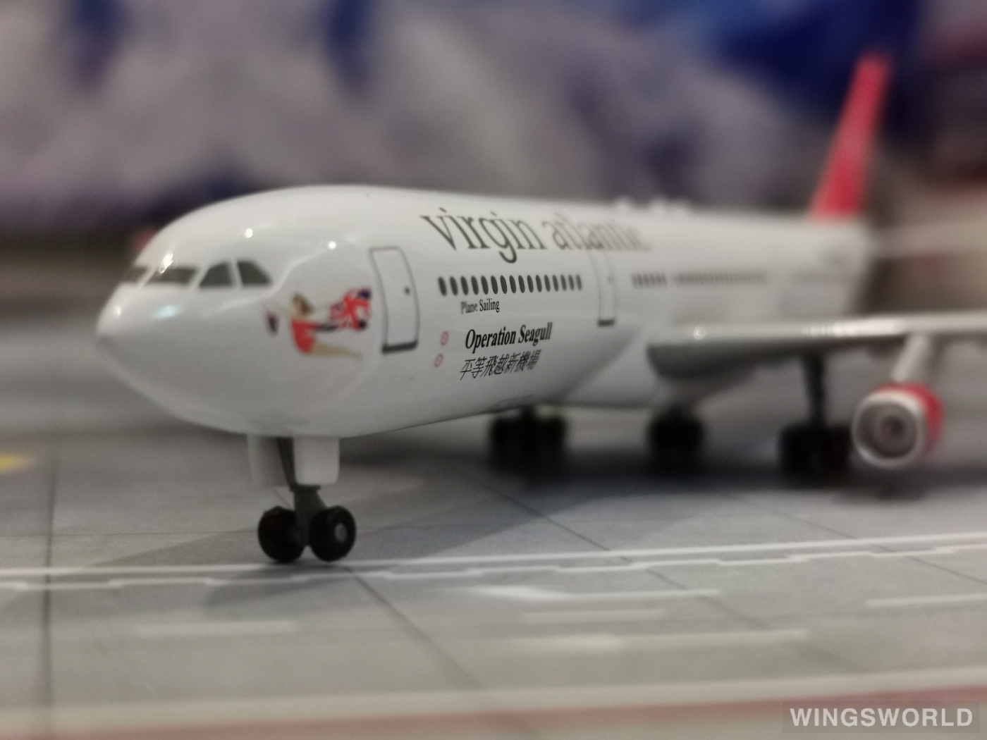 Dragon Models 1:400 55066 Virgin Atlantic Airways 维珍航空 Airbus A340-300 G-VSEA