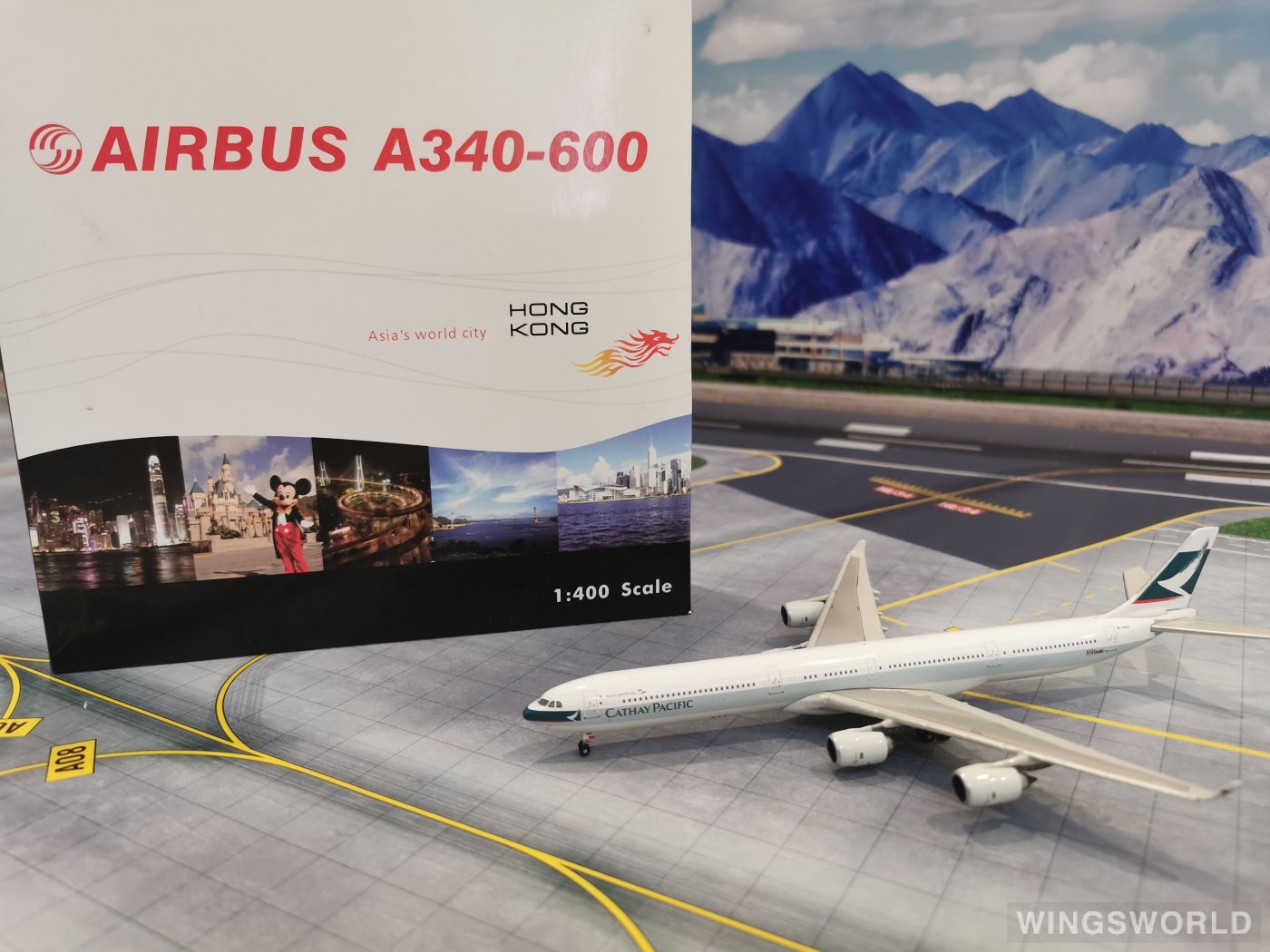 Phoenix 1:400 PH4BHQA Cathay Pacific 国泰航空 Airbus A340-600 B-HQA
