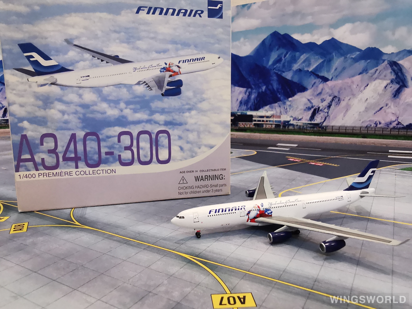 Dragon Models 1:400 55995 Finnair 芬兰航空 Airbus A340-300 OH-LQA