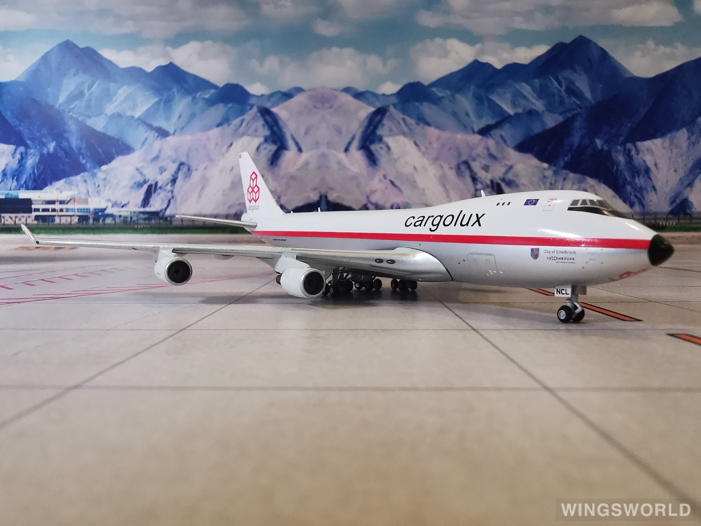 Geminijets 1:400 GJCLX1947 Cargolux 卢森堡货运航空 Boeing 747-400 LX-NCL