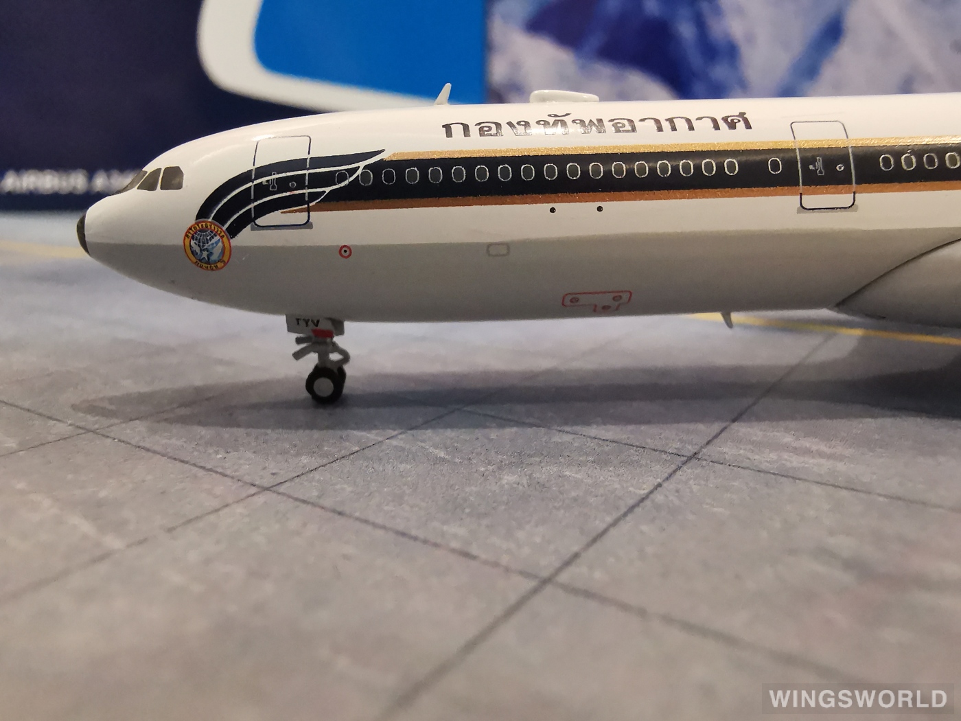 JC Wings 1:400 LH4075 RTAF 泰国皇家空军 Airbus A340-500 HS-TYV