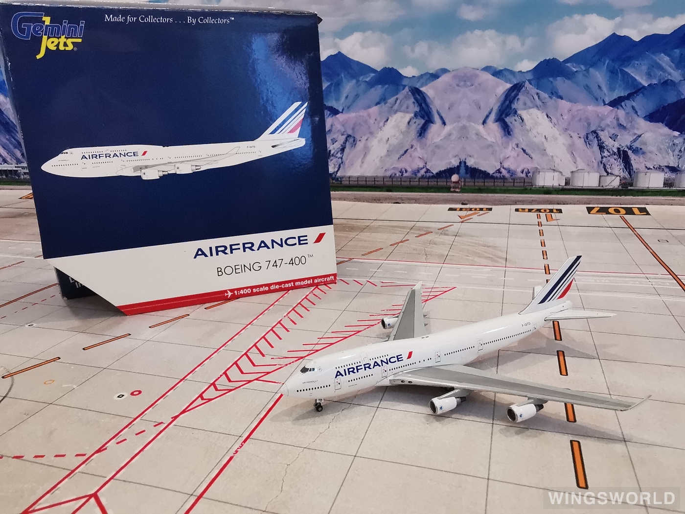 Geminijets 1:400 GJAFR1209 Air France 法国航空 Boeing 747-400 F-GITD