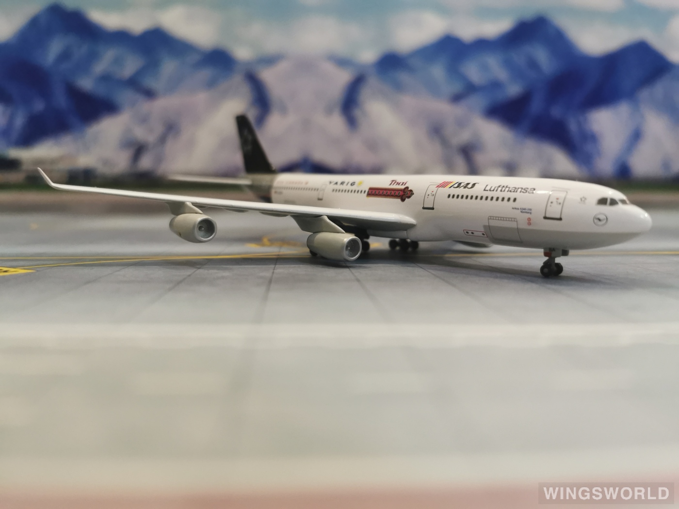 Dragon Models 1:400 55526 Lufthansa 汉莎航空 Airbus A340-200 D-AIBA