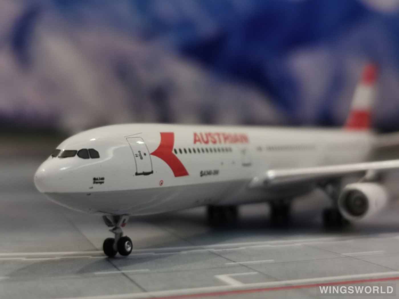 AeroClassics 1:400 AC4OELAG Austrian Airlines 奥地利航空 Airbus A340-200 OE-LAG