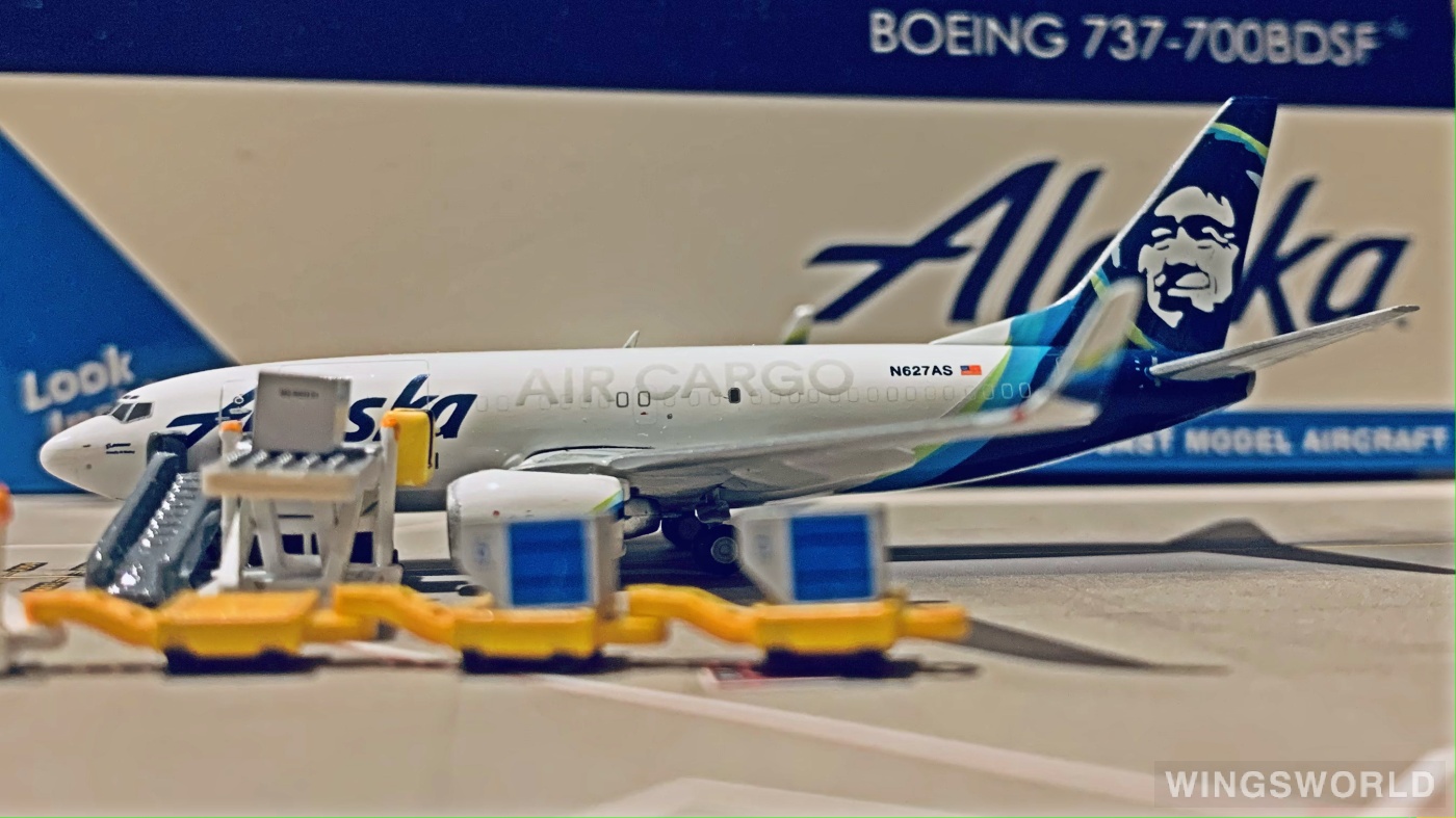 Geminijets 1:400 GJASA2028 Alaska Airlines 阿拉斯加航空 Boeing 737-700 N627AS