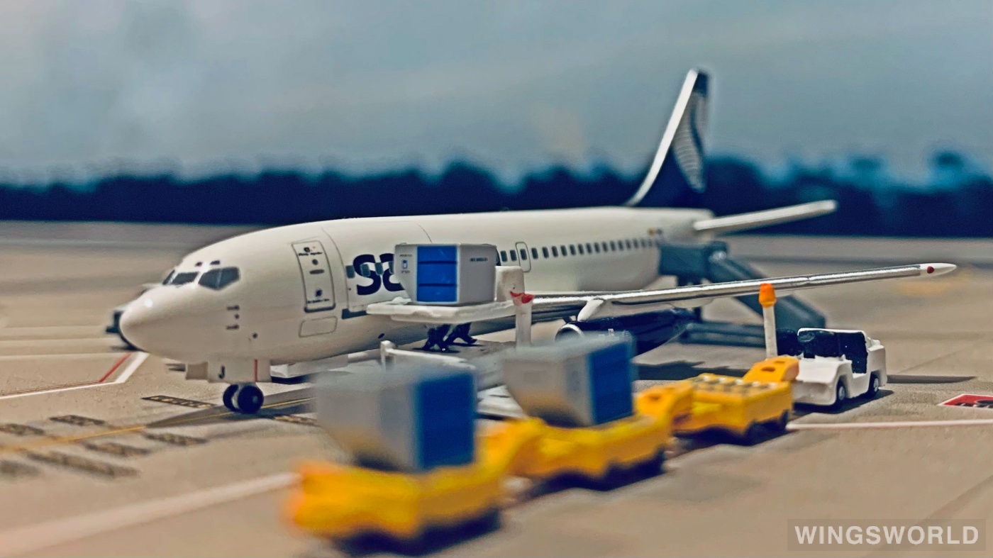 AeroClassics 1:400 AC4OOSDJ Sabena 比利时航空 Boeing 737-200 OO-SDJ