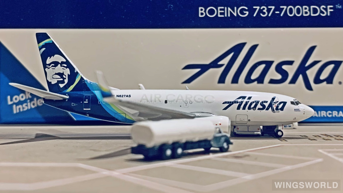 Geminijets 1:400 GJASA2028 Alaska Airlines 阿拉斯加航空 Boeing 737-700 N627AS