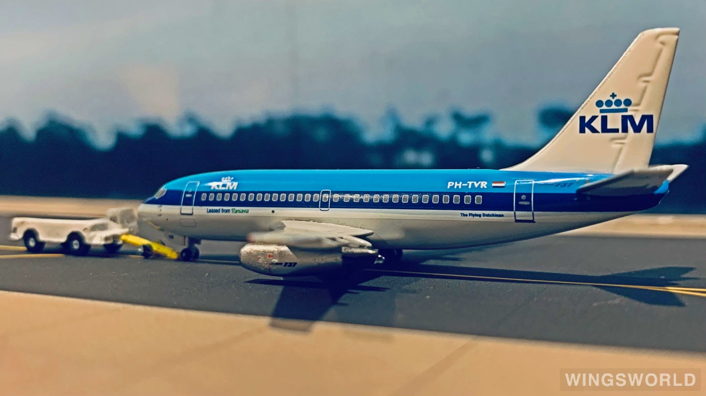 AeroClassics 1:400 ACPHTVR KLM 荷兰皇家航空 Boeing 737-200 PH-TVR