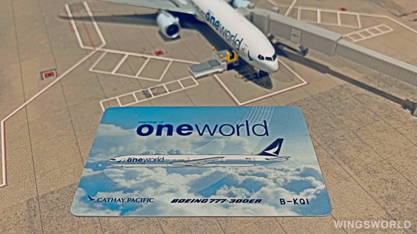 JC Wings 1:400 EW477W003 Cathay Pacific 国泰航空 Boeing 777-300ER B-KQI