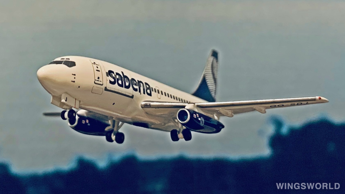AeroClassics 1:400 AC4OOSDJ Sabena 比利时航空 Boeing 737-200 OO-SDJ