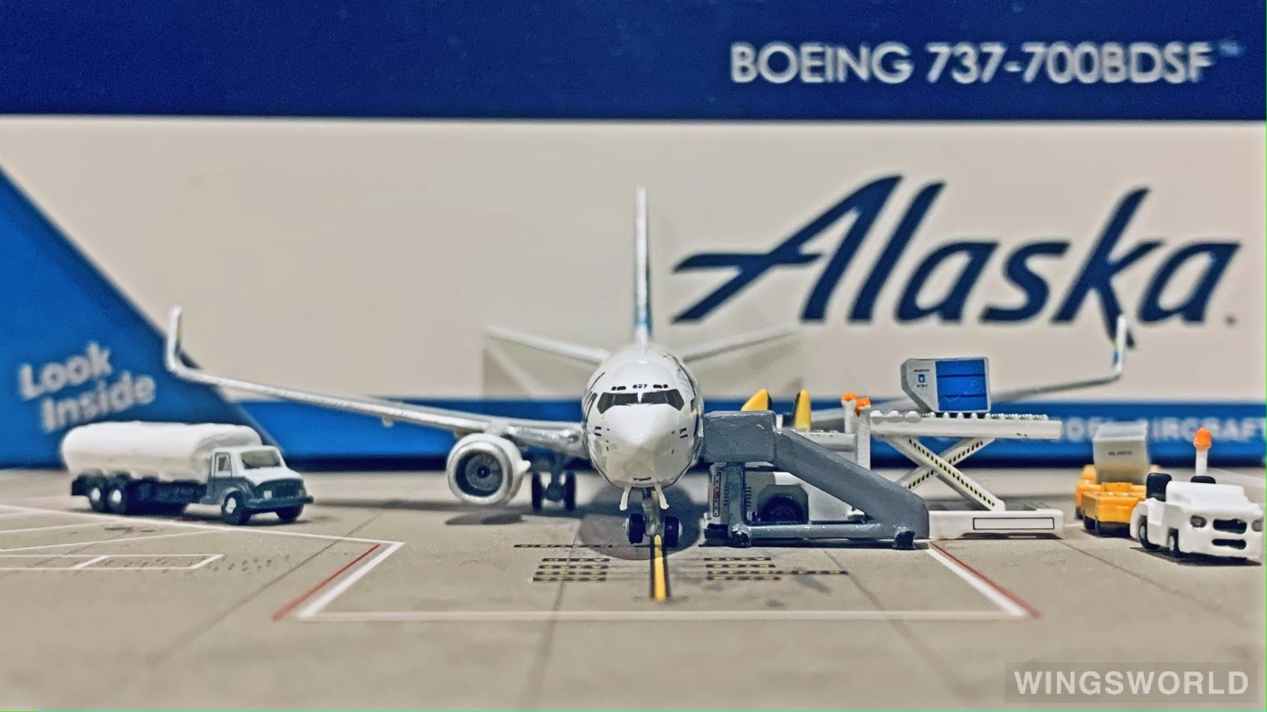 Geminijets 1:400 GJASA2028 Alaska Airlines 阿拉斯加航空 Boeing 737-700 N627AS