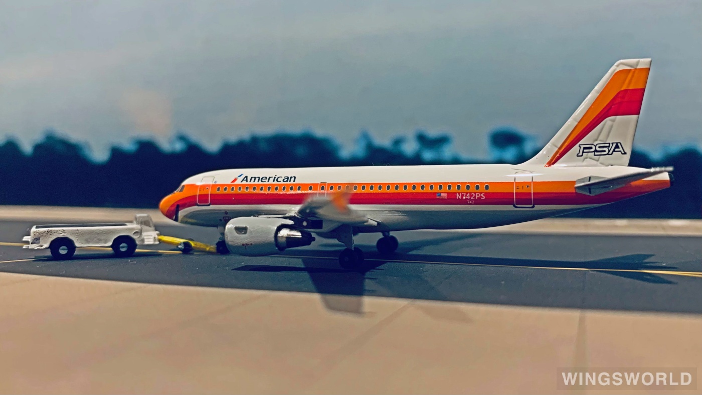 AeroClassics 1:400 BBX41603 American Airlines 美国航空 Airbus A319 N742PS