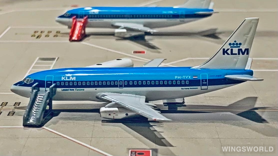 AeroClassics 1:400 ACPHTVX KLM 荷兰皇家航空 Boeing 737-200 PH-TVX