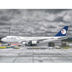 Sky Express 天空快运 Boeing 747-200 SX-FIN  MG18213 Magic 1:400