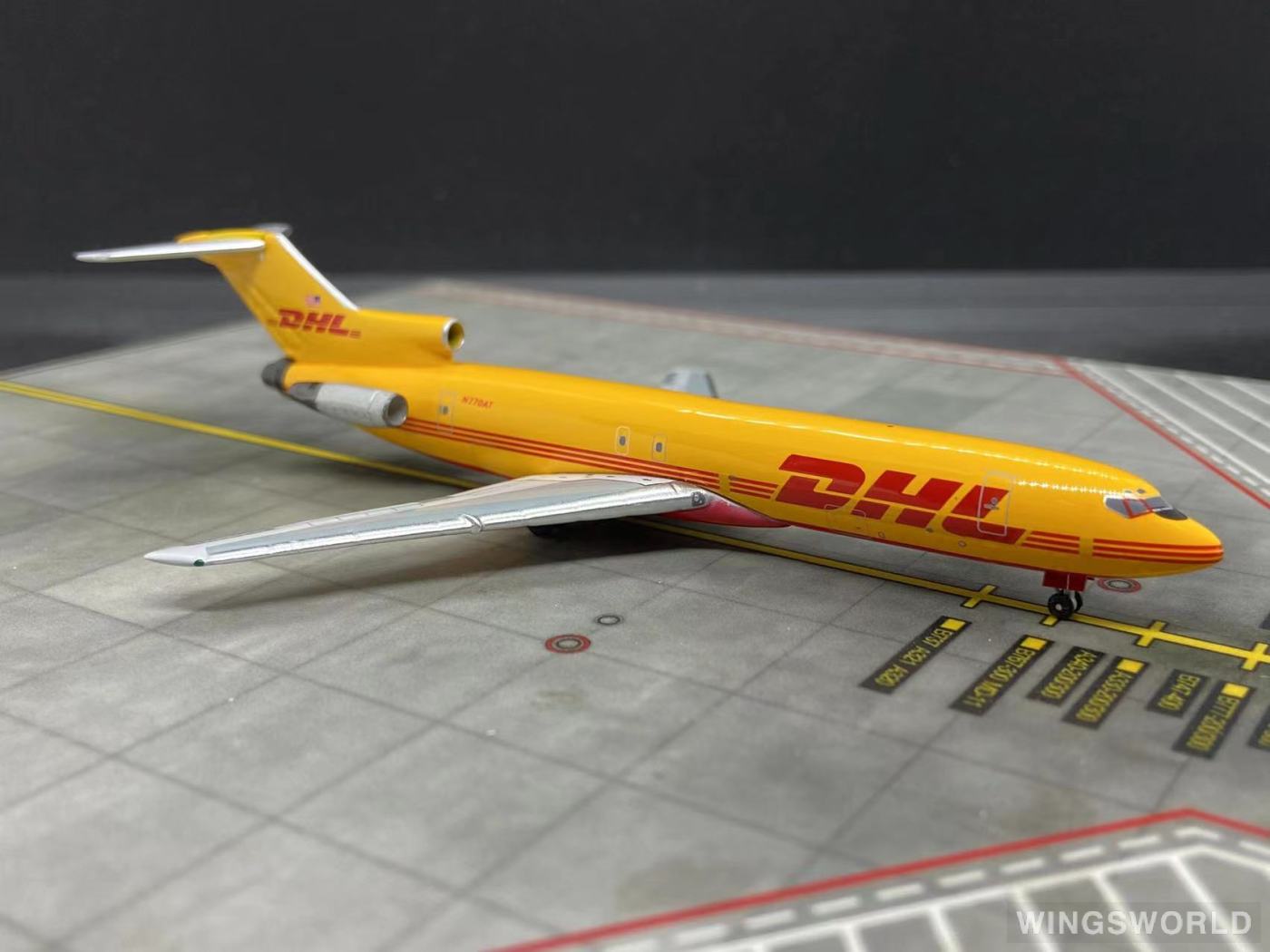aeroclassics 1:400 ac419370 dhl 敦豪 boeing 727-200 n770at
