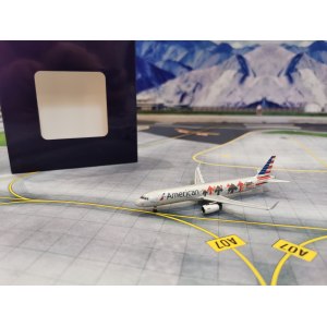 American Airlines 美国航空 Airbus A321 N162AA 抵御癌症彩绘 AC419695 AeroClassics 1:400