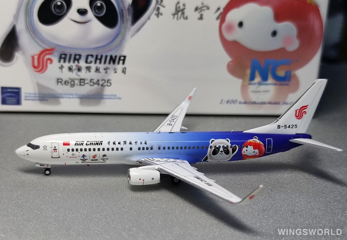 NGmodels 1:400 NG58081 Air China 中国国际航空 Boeing 737-800 B-5425