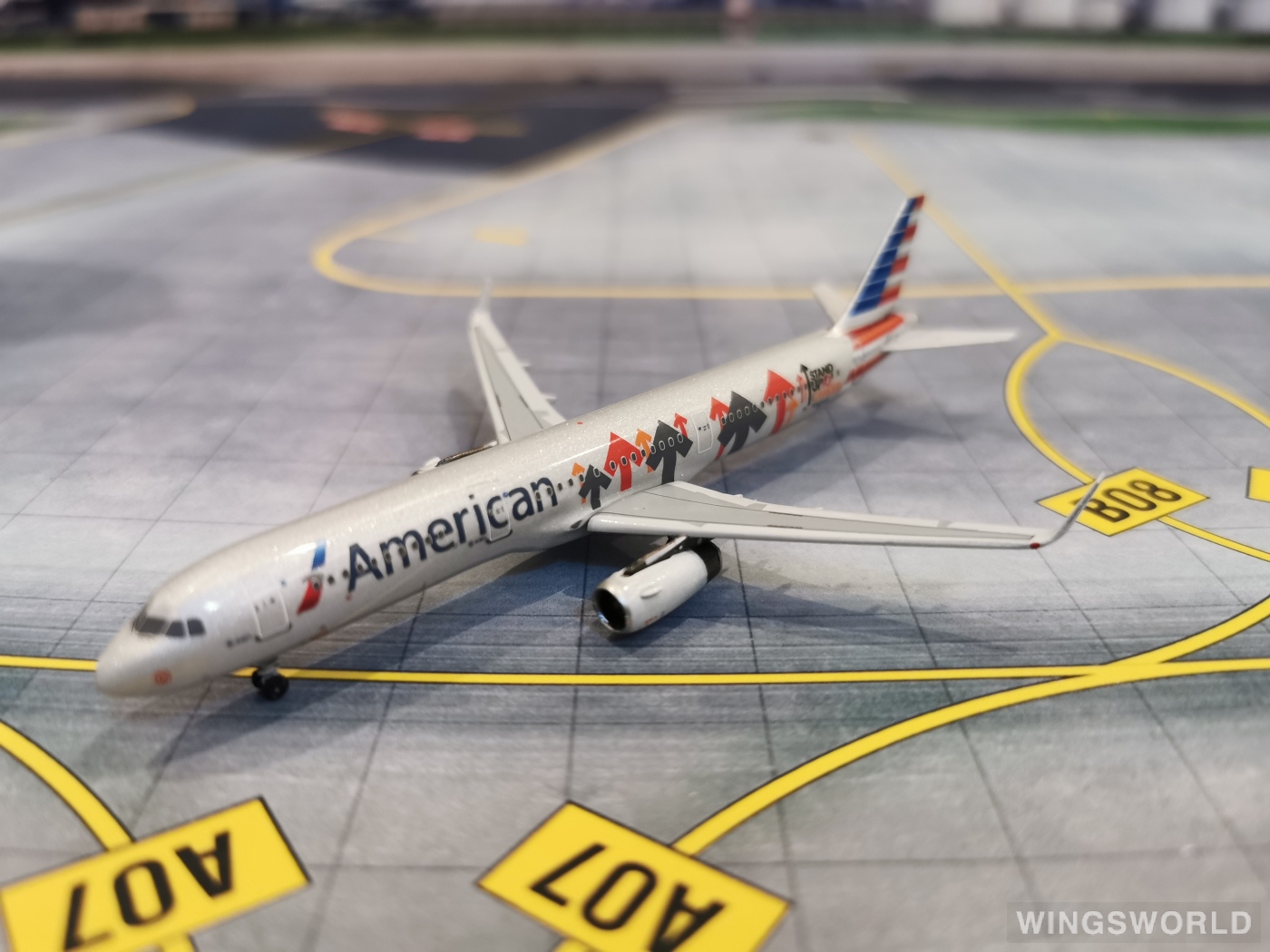 AeroClassics 1:400 AC419695 American Airlines 美国航空 Airbus A321 N162AA