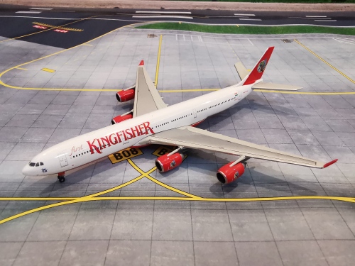 Kingfisher Airlines 翠鸟航空 Airbus A340-500 VT-VJA  GJKFR879 Geminijets 1:400
