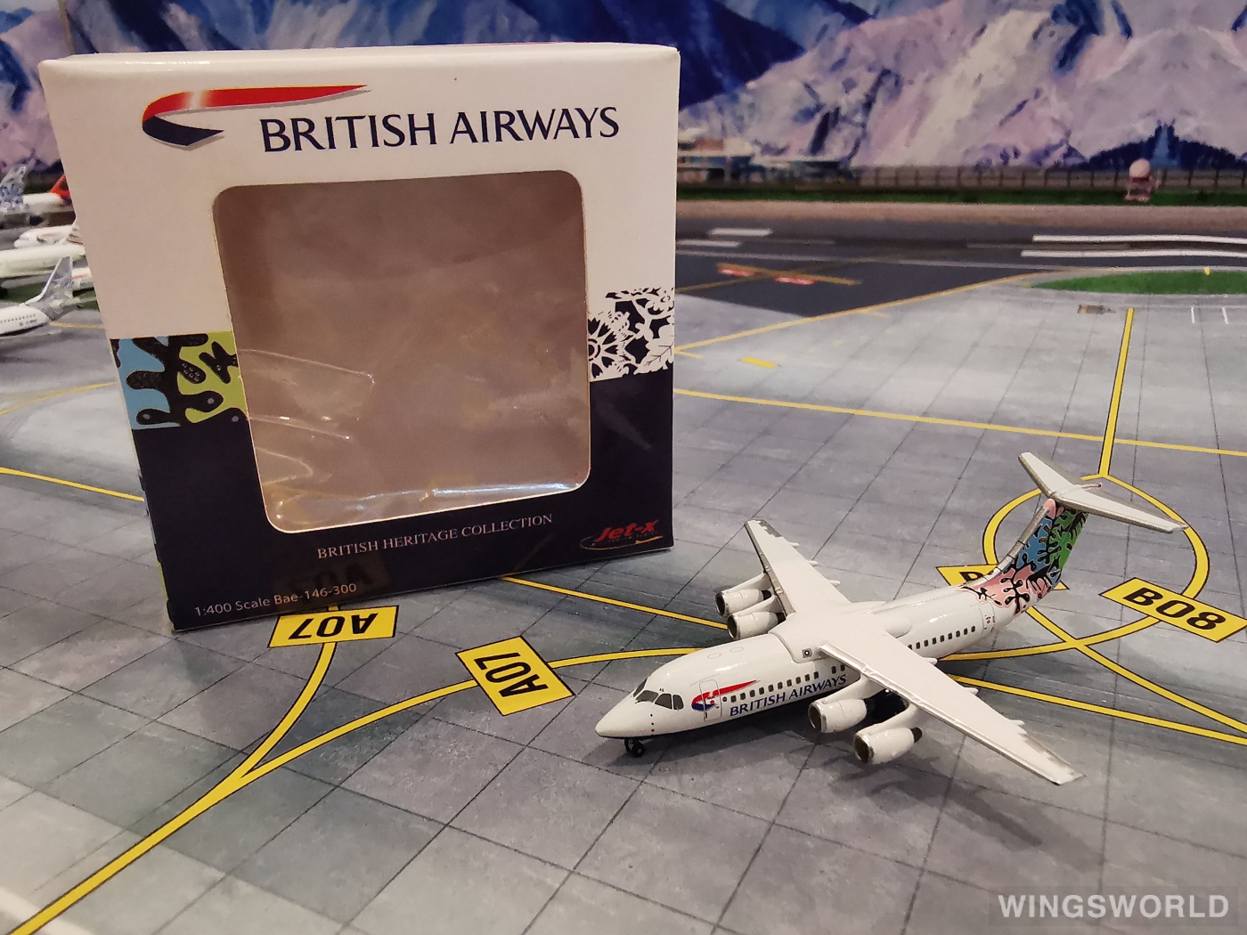 Jet-X 1:400 JETBA004 British Airways 英国航空 BAe 146 G-BXAS