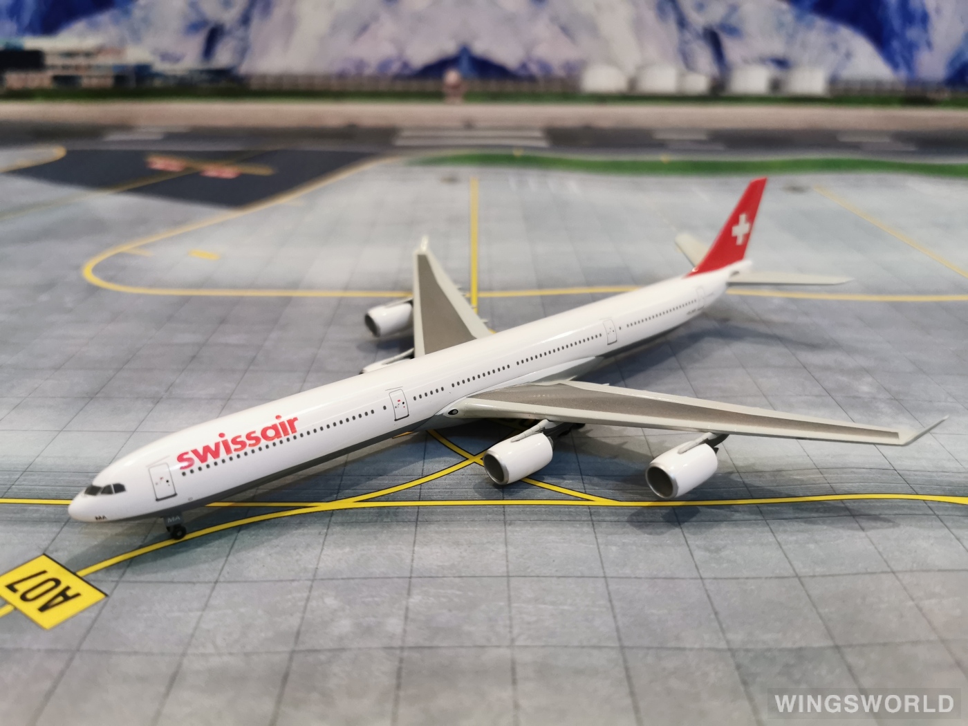 Dragon Models 1:400 55383 Swissair 瑞士航空 Airbus A340-600 HB-JMA