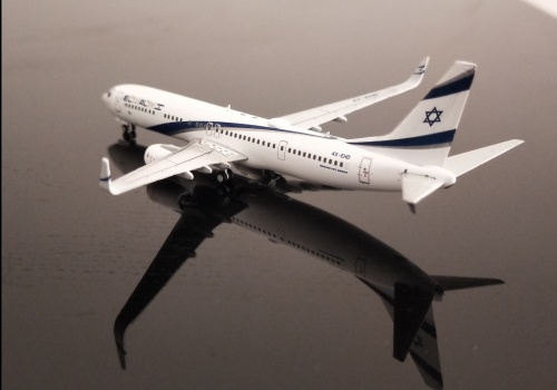 El Al 以色列航空 Boeing 737-900ER 4X-EHD  GJELY1956 Geminijets 1:400