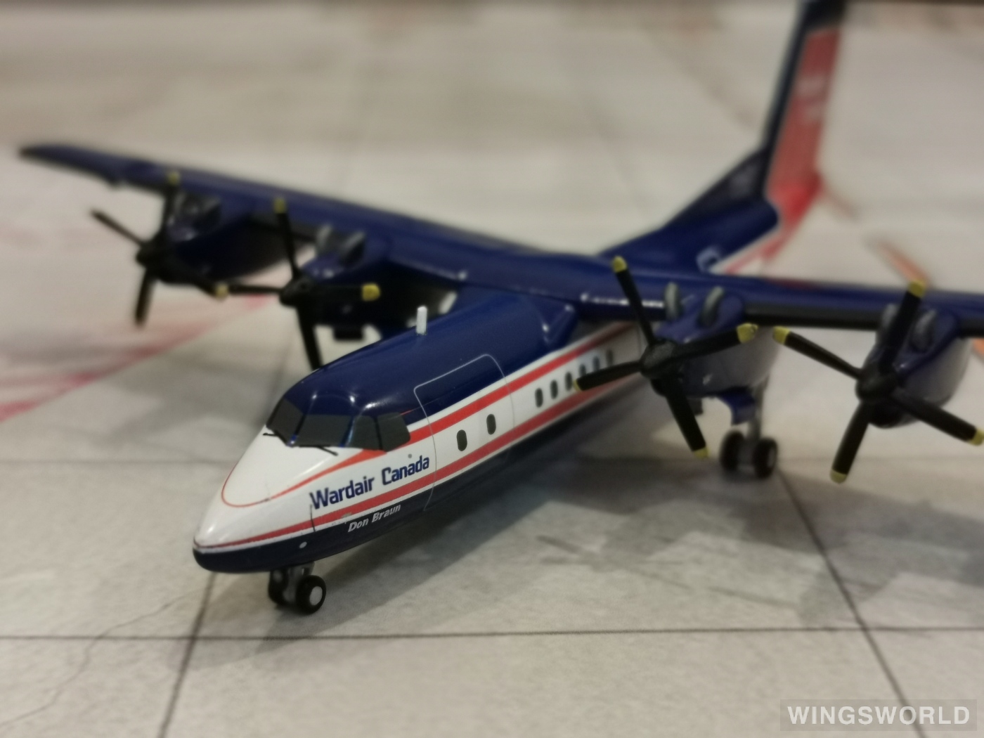 Herpa 1:200 558792 Wardair 沃德航空 de Havilland Canada Dash 7 C-GXVF