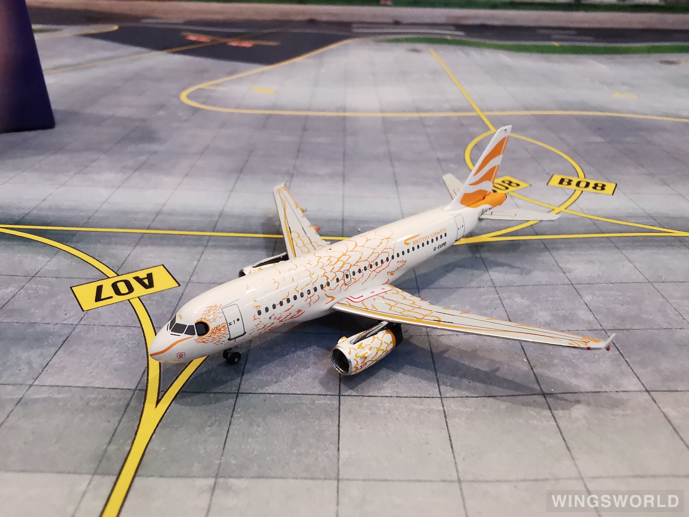 AeroClassics 1:400 ARD42102 British Airways 英国航空 Airbus A319 G-EUPD