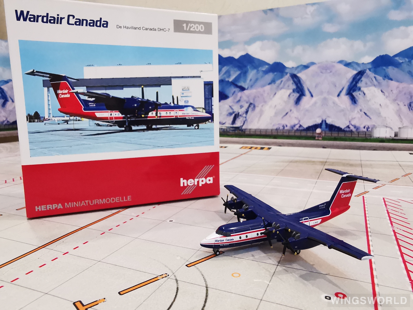 Herpa 1:200 558792 Wardair 沃德航空 de Havilland Canada Dash 7 C-GXVF