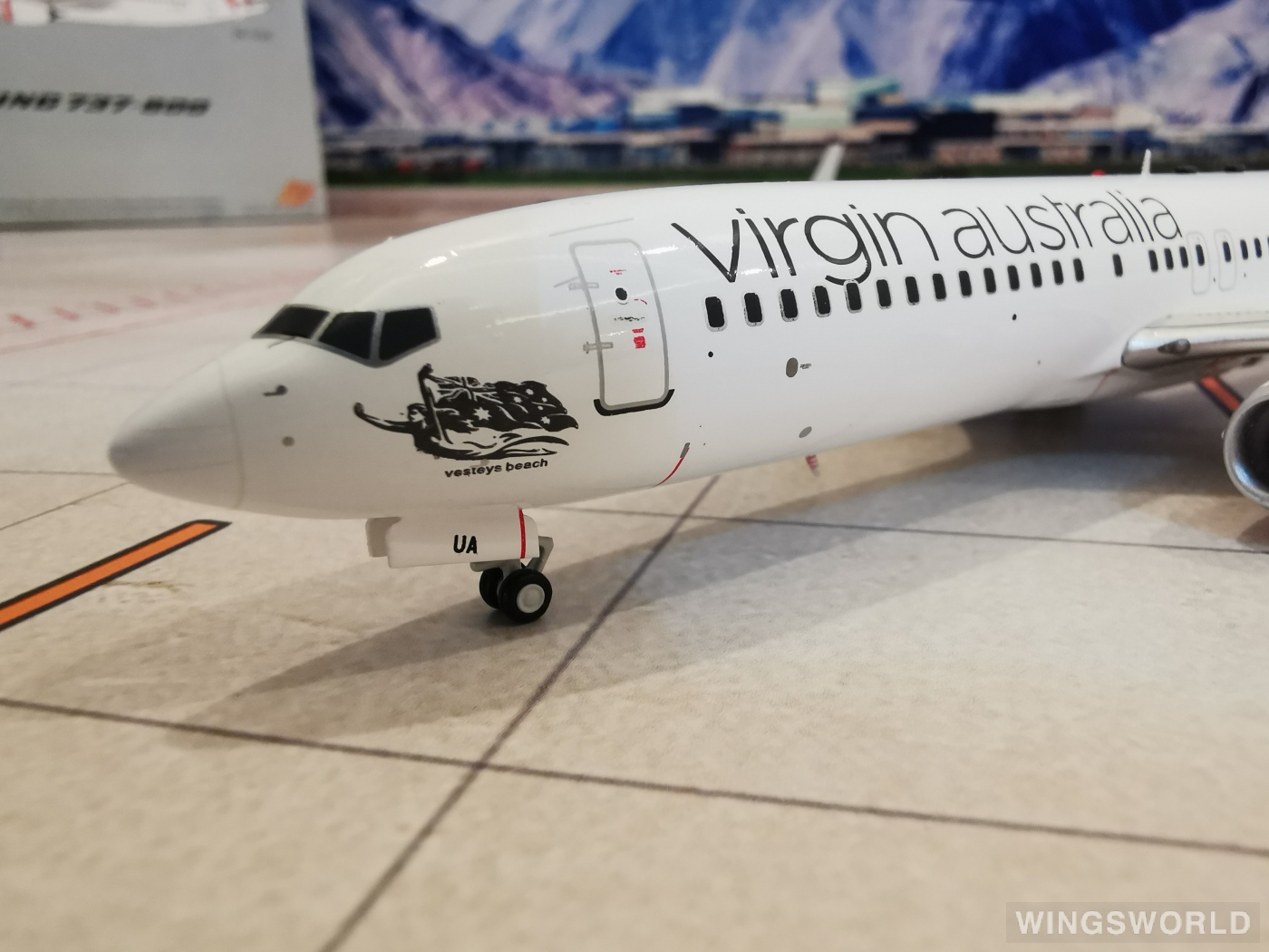 JFOX 1:200 JF-737-8-009 Virgin Australia 维珍澳大利亚航空 Boeing 737-800 VH-VUA