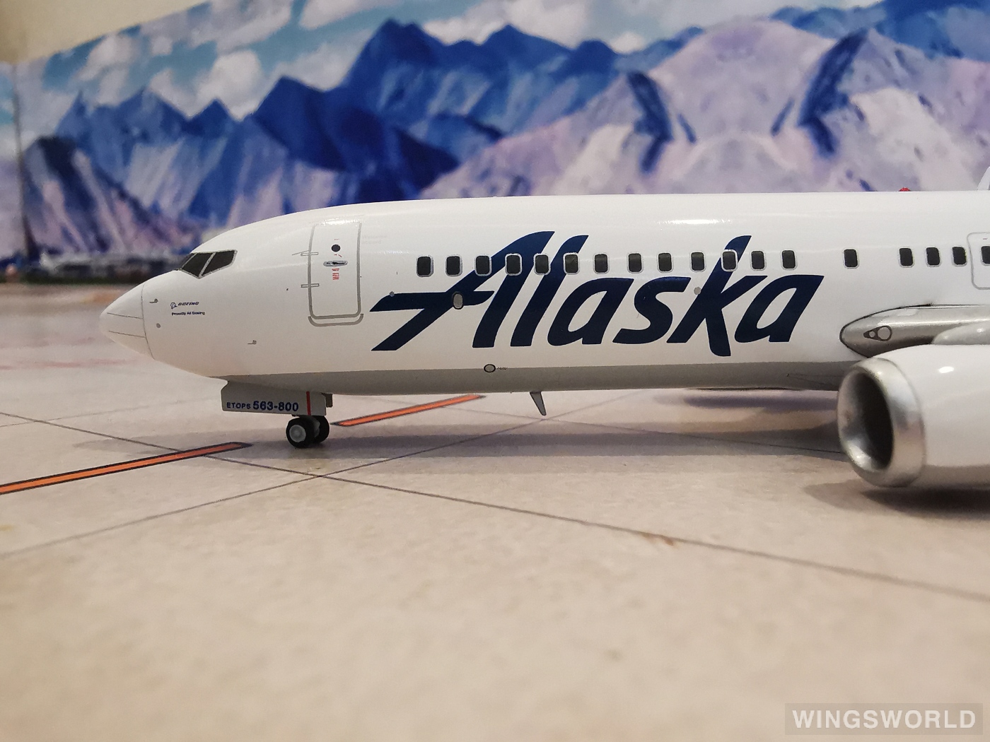 Geminijets 1:200 G2ASA594 Alaska Airlines 阿拉斯加航空 Boeing 737-800 N563AS