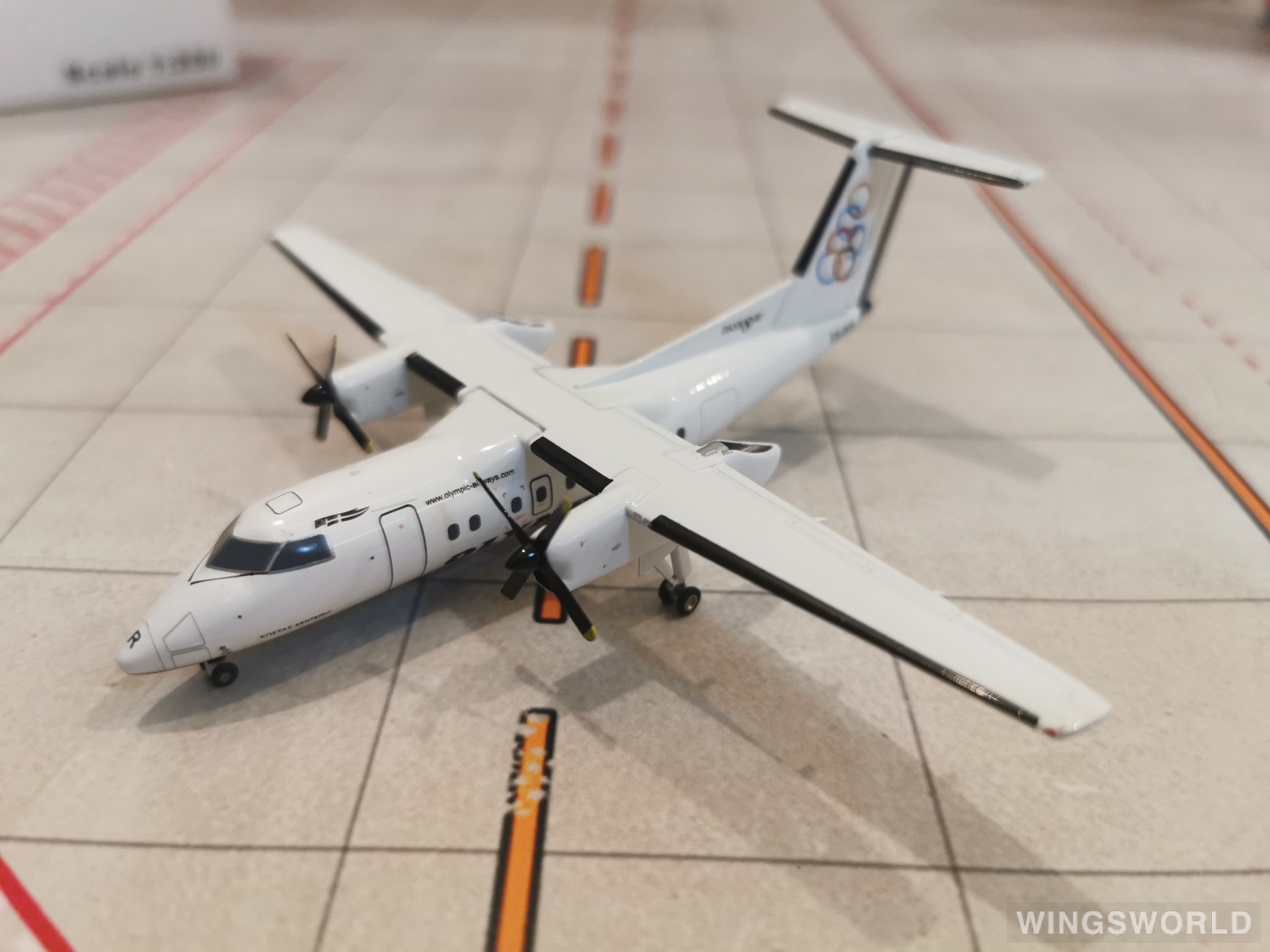 JC Wings 1:200 JC2016 Olympic Air 奥林匹克航空 Bombardier Dash 8-100 SX-BIR