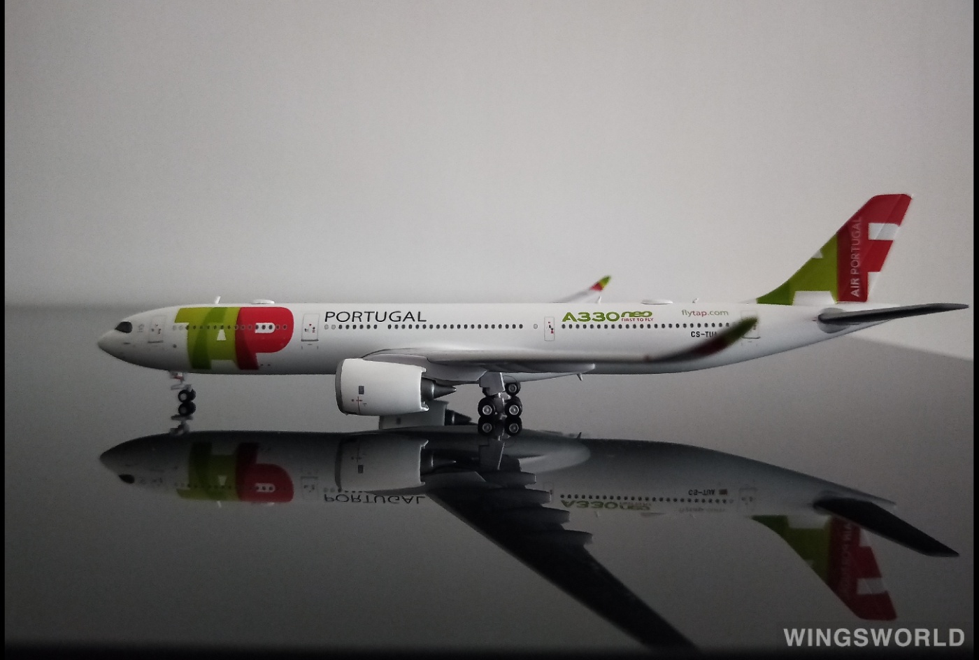 JC Wings 1:400 LH4155 TAP Portugal 葡萄牙航空 Airbus A330-900neo CS-TUA